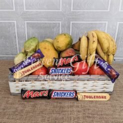 Fresh Fruits and Choco Basket