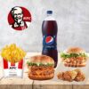 Send KFC Burgers Meal Deal for 2 Persons to Pakistan
