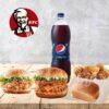 KFC Zinger and Krunch Burger Deal 2 Send KFC Zinger and Krunch Burger Deal to Pakistan via Fervent Gift Service