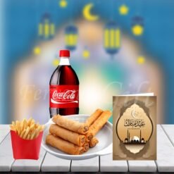 Chicken Samosa Roll Deal With Eid Mobarak Card