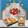 Mix Roses With Pakistani Sweet And Eid Card