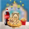 Pizza Deal with Fries and Eid Mobarak Card