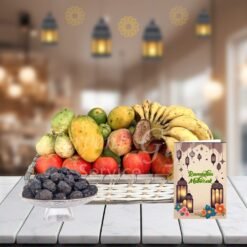 Ramadan Fruit Basket With Dates And Card