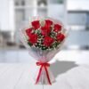 24 Stems Of Local Red Roses Bouquet 2 Send 24 Stems of Local Red Roses Bouquet in Pakistan