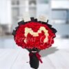 name letter customized flowers bouquet