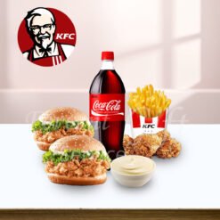 KFC Burgers Fast Food Meal Deal For Loved Ones