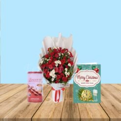 Send Christmas Rose Surprise Gift Combo to Pakistan