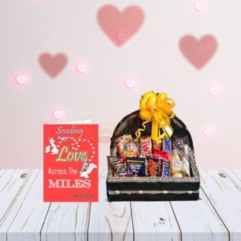 Send Assorted Chocolates Basket With Love Card across Pakistan from abroad