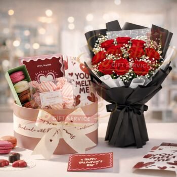 Bloomed Treat Valentine Gift Hamper