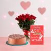 Chocolate Heartstrings Gift Combo 1 chocolate heartstrings gift combo