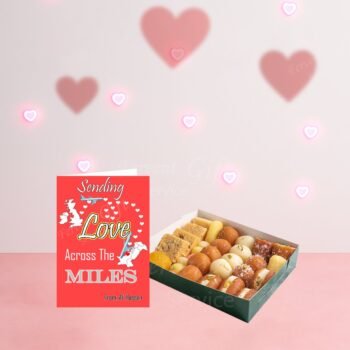 Fresh Pakistani Mithai With Love Greeting Card