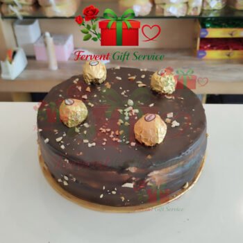 2Lbs Lite Nuts Chocolate Cake From Four Season Bakery