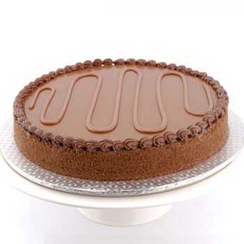 2lbs Chocolate Hard Icing Cake From Tehzeeb Bakers